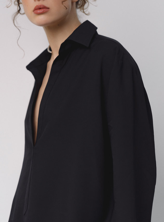 Сорочка поло чорна NOMA STUDIO (NOMA_612025)