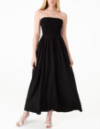 Лляна сукня-бандо чорна MAGNETIC (MGN_1738BK)