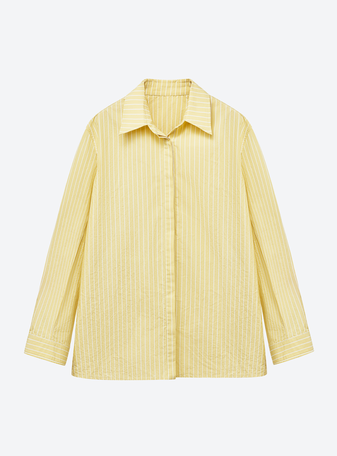 Сорочка Siena in Lemon Yellow IAM (IAM_SN/SHRT/LMN/YLLW)