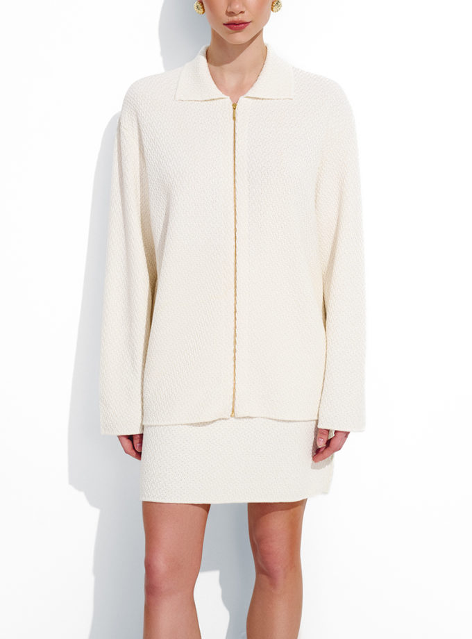 Жакет Emma молочний J.D.WOOL (JDW_J.D.5033)