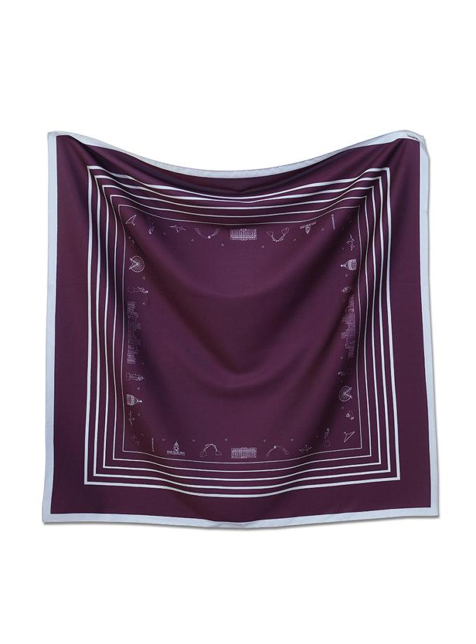 Хустинка Мій Харків бордо SOFT25 (SOFT_Hust_Kh_bord)