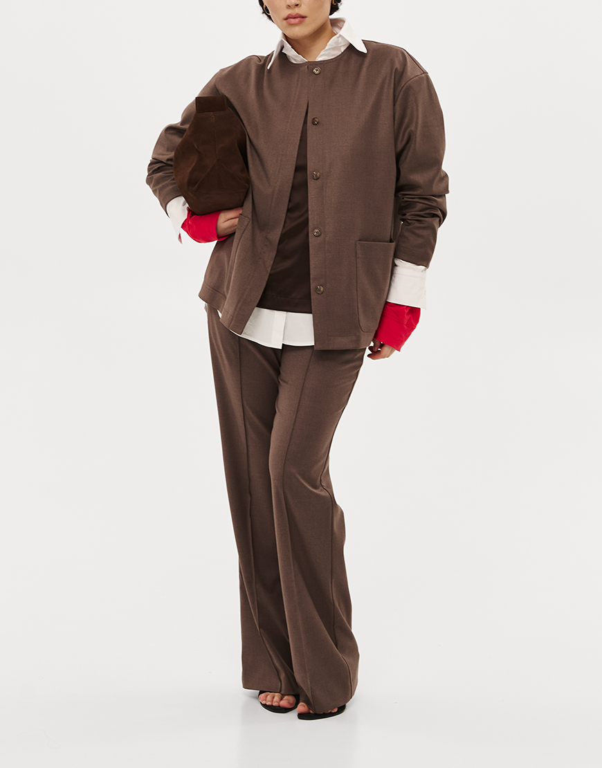 NAZARELLI14793 Штани прямі мокко NAZARELL! (NZRLL_shtany-priami-mokko) - фото 2