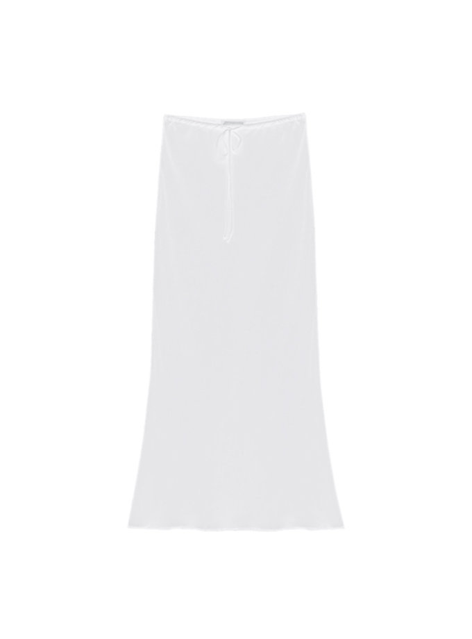 Напівпрозора спідниця біла THE PLUM LAB (TPL_CS-SS24-0001)