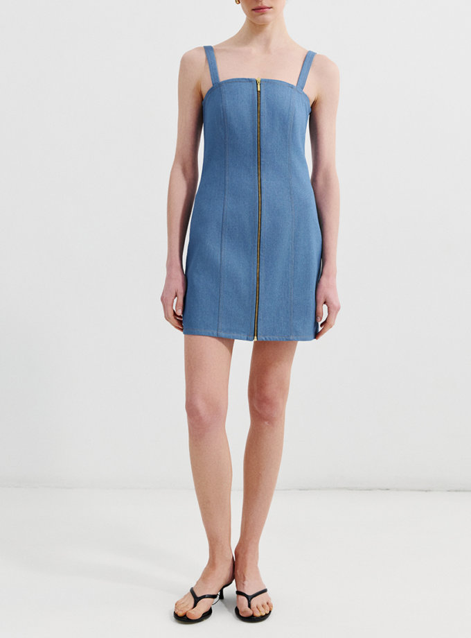 Джинсова сукня на блискавці L.A.B BY TERNOVSKAYA (LAB_SS2514)