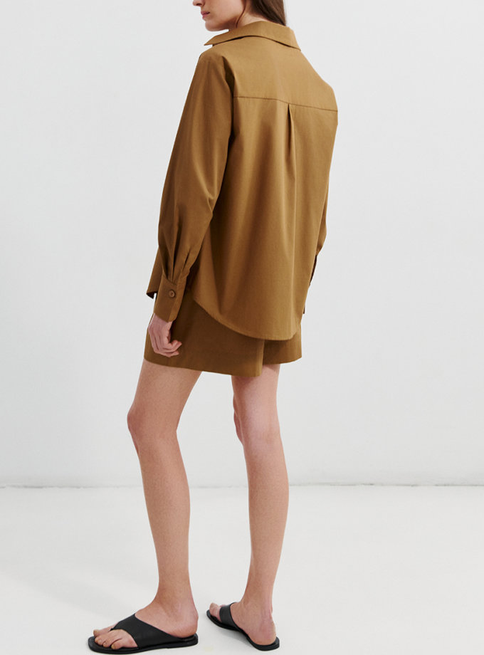 Костюм з сорочки та шортами з бавовни L.A.B BY TERNOVSKAYA (LAB_SS2520)