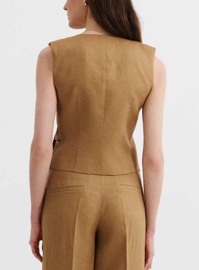 Жилет з натурального льону L.A.B BY TERNOVSKAYA (LAB_SS2523)