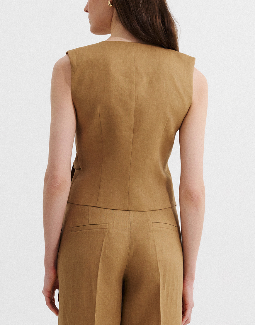 Evoto Жилет з натурального льону L.A.B BY TERNOVSKAYA (LAB_SS2523) - фото 2