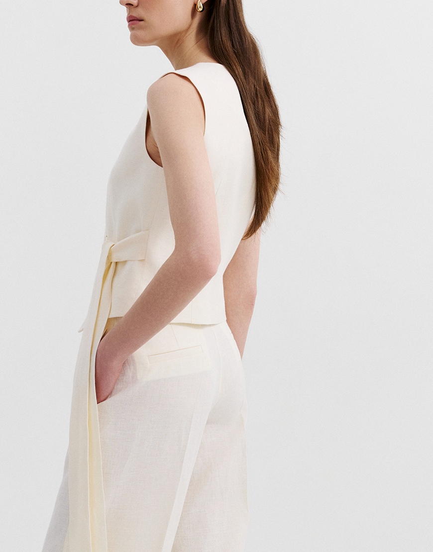 Evoto Жилет з натурального льону L.A.B BY TERNOVSKAYA (LAB_SS2524) - фото 2