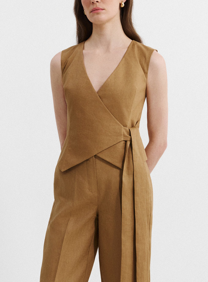 Жилет з натурального льону L.A.B BY TERNOVSKAYA (LAB_SS2523)