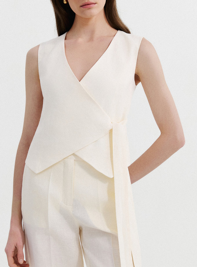 Жилет з натурального льону L.A.B BY TERNOVSKAYA (LAB_SS2524)