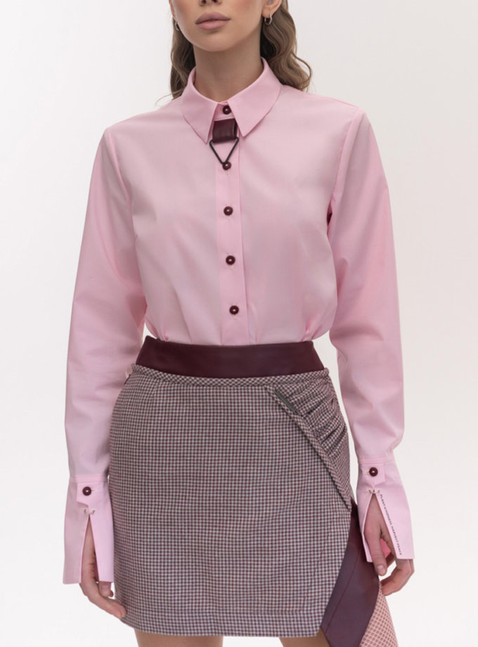 Сорочка рожевого кольору з принтом 7/11 SEVEN ELEVEN (SE_SE26Shrt_Pnk)