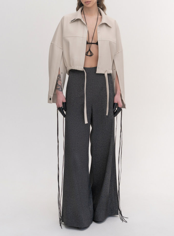 Палаццо з потайною застібкою сірі 7/11 SEVEN ELEVEN (SE_SE26PntBerlin_G)