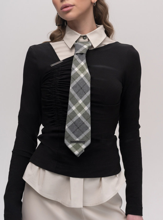 Сорочка бежевого кольору з принтом 7/11 SEVEN ELEVEN (SE_SE26Shrt_Bg)