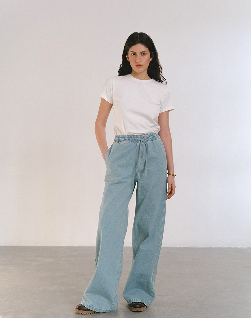 DSC09760s Футболка приталена біла BALCONY GARMENT (BLCN_1437) - фото 3