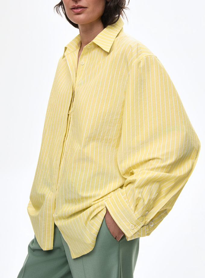 Сорочка Siena in Lemon Yellow IAM (IAM_SN/SHRT/LMN/YLLW)