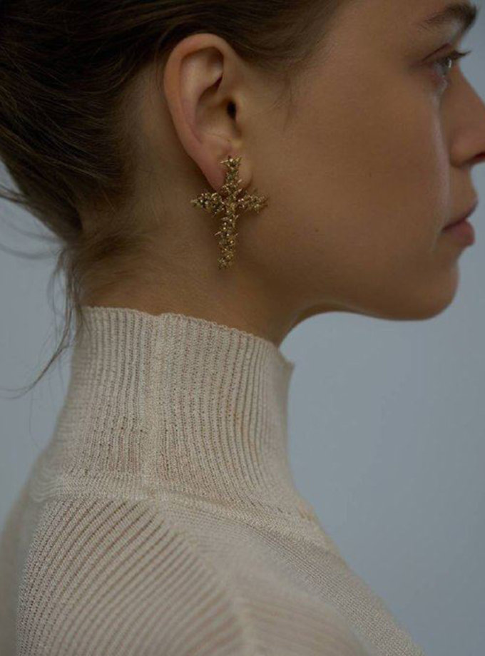 Сережки Хрести ROCKAH (RCKH_EARB-2223-1/1)