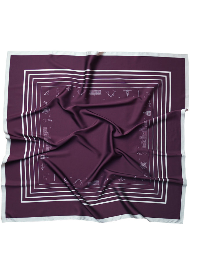 Хустинка Мій Харків бордо SOFT25 (SOFT_Hust_Kh_bord)