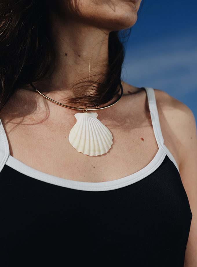 Намисто Shella біле ARKULYA (ARK_46)