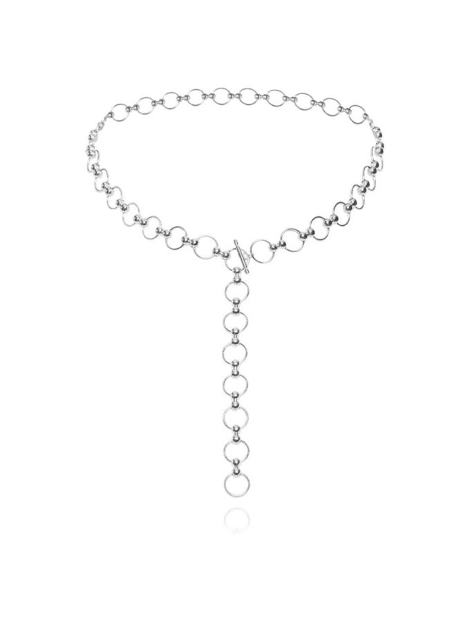 Кольє-трансформер Центро Чіко зі срібла у покритті білим родієм ORXATA.JEWELRY (ORX_nec_chiko_wr)