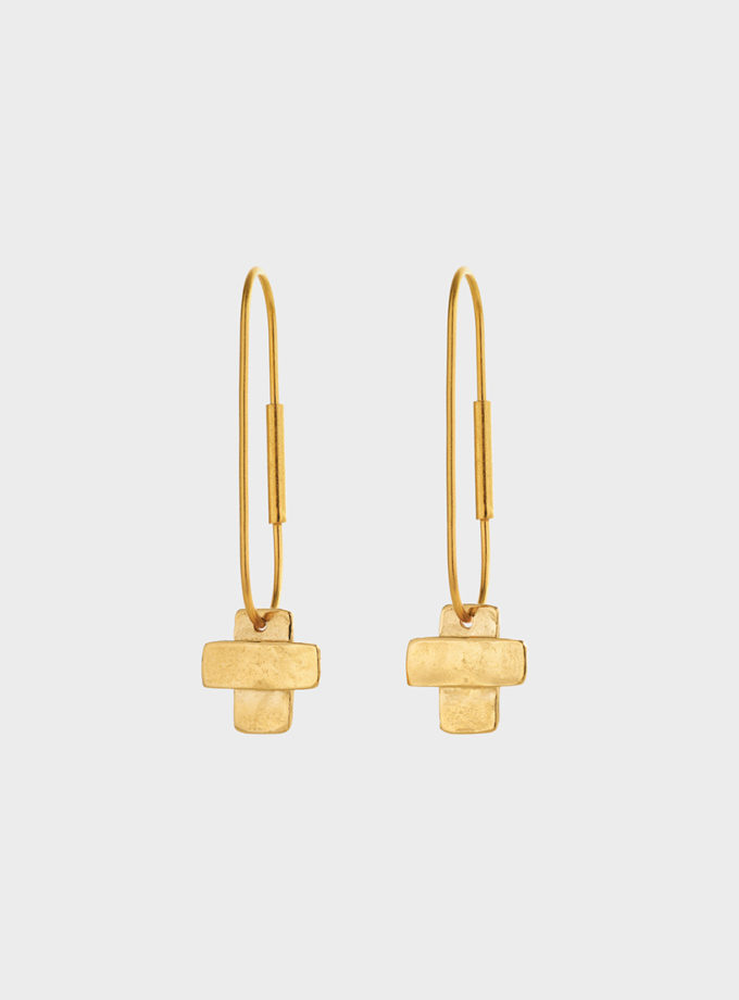 Сережки Хрестики GUSH (GSH_EC029)