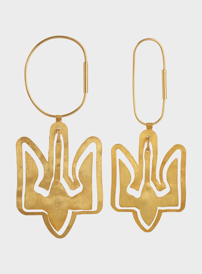 Сережки Тризуби GUSH (GSH_TG010)