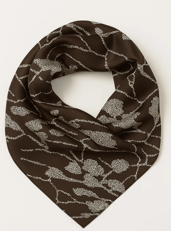 Хустинка шоколадна BÚDZIKO (BDZ_HSCF-BRWN-SS25)