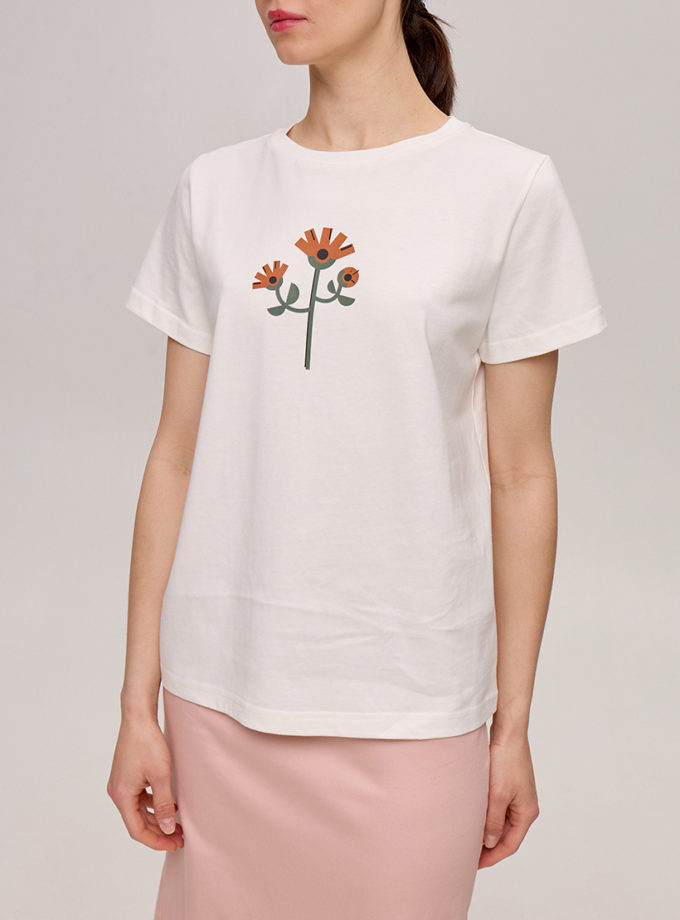 Футболка з чорнобривцем ANNA YAKOVENKO (AY_3956)