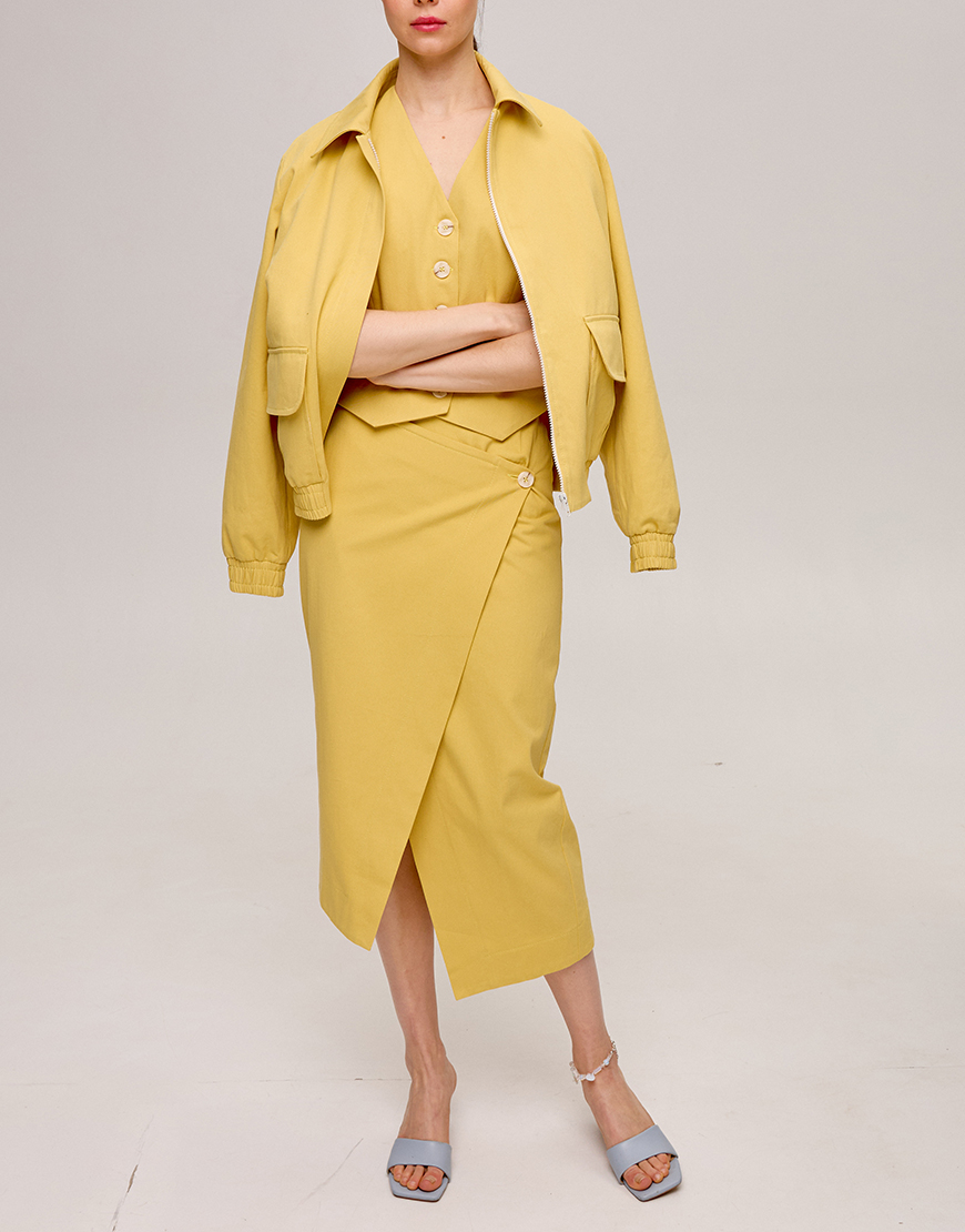 3961-2 Жилет приталеного силуету ANNA YAKOVENKO (AY_3967) - фото 4