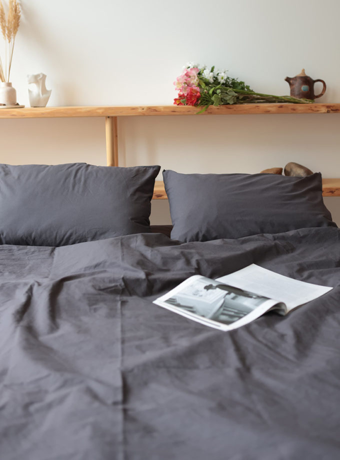 Комплект постільної білизни Варена бавовна graphite №88 BEDCLOZZZES (BEDCLZ_15876-4)