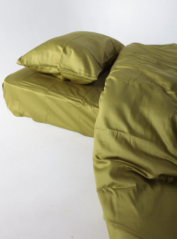 Комплект постільної білизни Сатин матча №53 BEDCLOZZZES (BEDCLZ_9793)