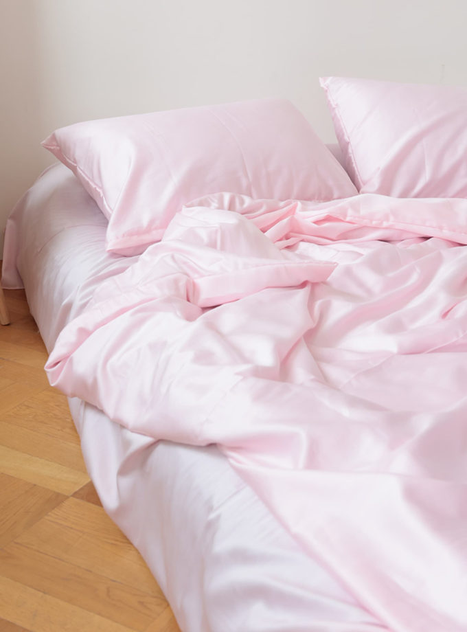 Комплект постільної білизни Пудровий сатин №16 BEDCLOZZZES (BEDCLZ_10767)