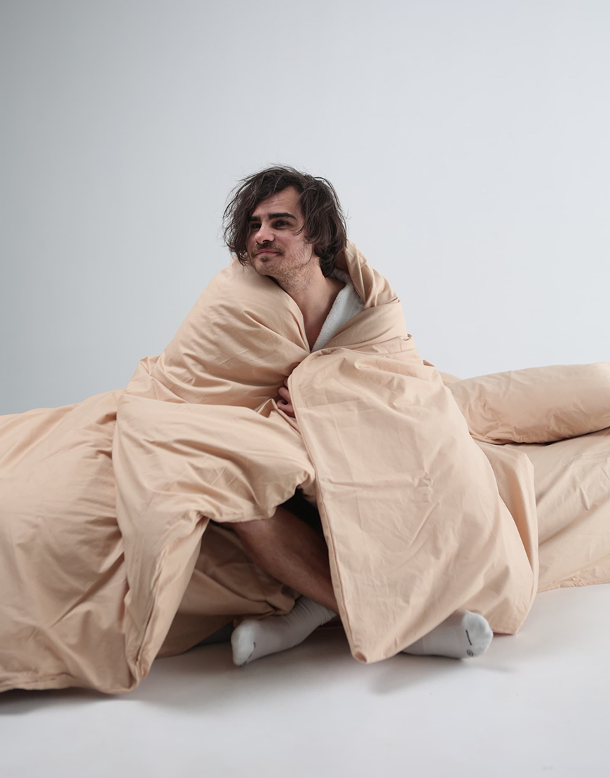 AZ1A7495-pichi Комплект постільної білизни Ранфорс бежевий №12 BEDCLOZZZES (BEDCLZ_13155-1-1) - фото 3