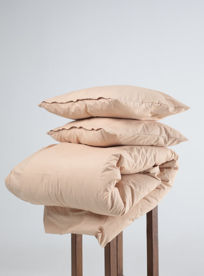 Комплект постільної білизни Ранфорс бежевий №12 BEDCLOZZZES (BEDCLZ_13155-1-1)