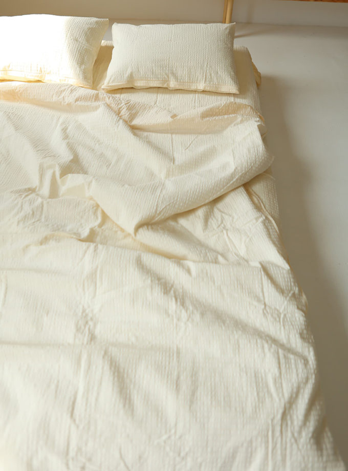 Комплект постільної білизни Жата бавовна бежевого кольору BEDCLOZZZES (BEDCLZ_12951)