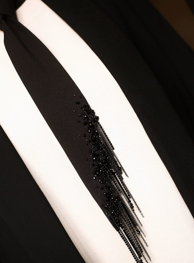 Краватка Black з ручною інкрустацією CRAVATTA (CRV_KKS_SS42_31)