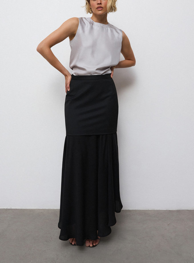 Блуза твілова сіра NAZARELL! (NZRLL_НФ-00000121)