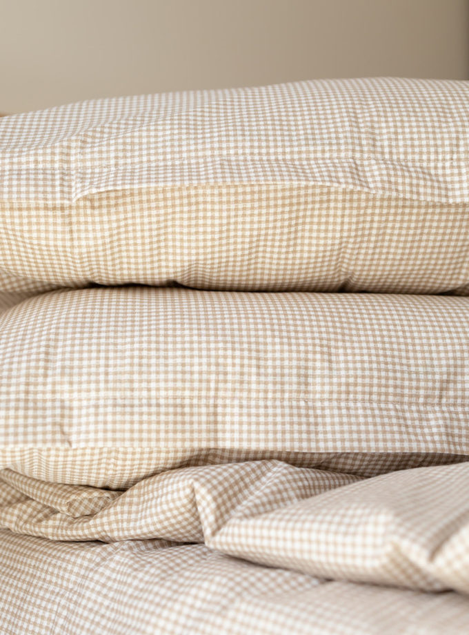 Комплект постільної білизни Ранфорс beige cage №6528 BEDCLOZZZES (BEDCLZ_12551-1-1-1)