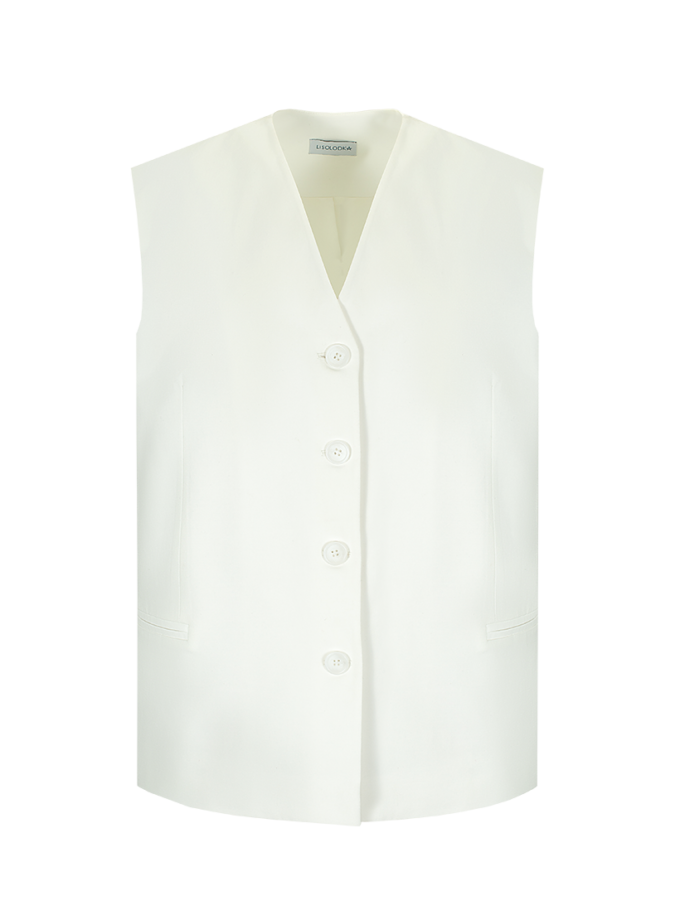 Жилет подовжений костюмного типу LiSOLODKA (LS_0014_25)