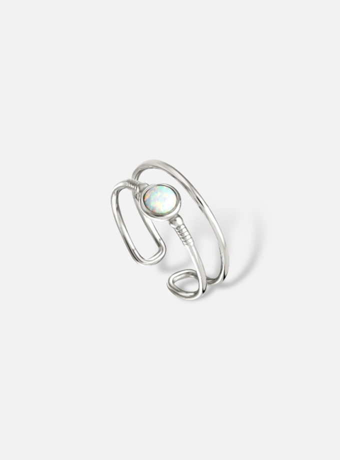 Каблучка White Opal SILVER STORIES (SS_SSR024)