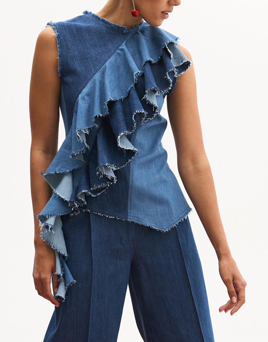 IMG_4174 Топ з воланами NAGRODZKI.S (NGRDZK_1054) - фото 3