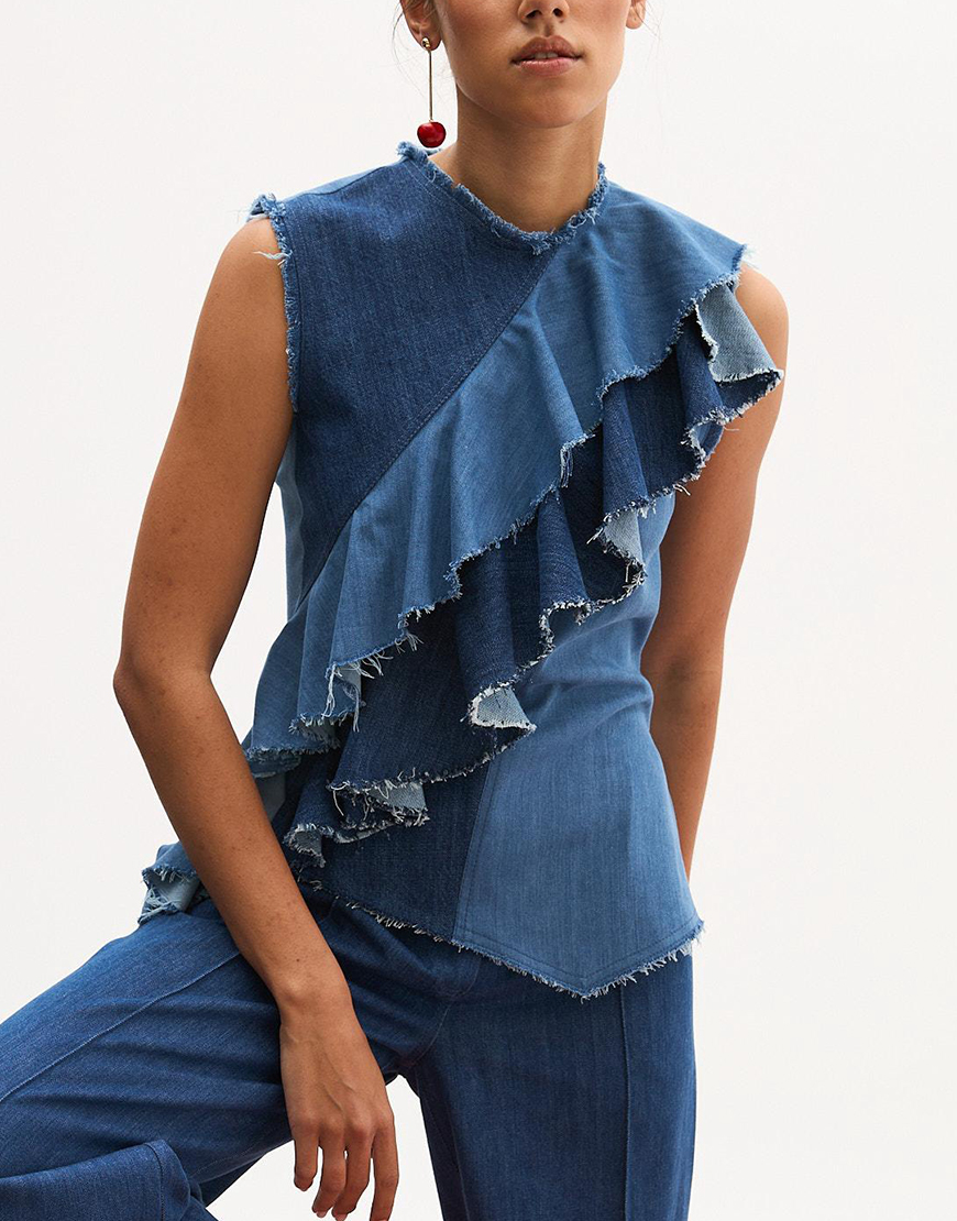 IMG_4296 Топ з воланами NAGRODZKI.S (NGRDZK_1054) - фото 2