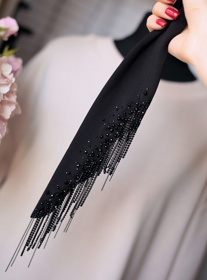 Краватка Black з ручною інкрустацією CRAVATTA (CRV_KKS_SS42_31)