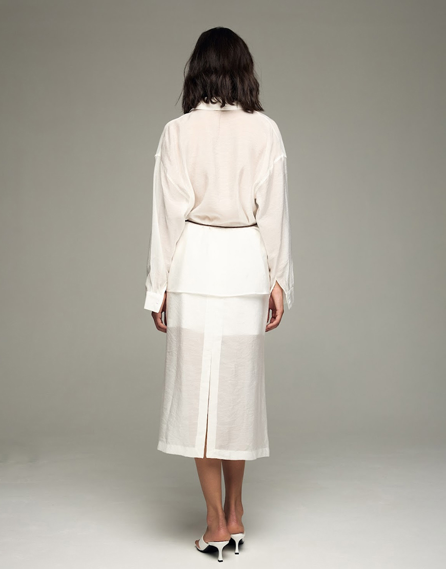 IMG_9756 Спідниця міді Desert у молочному кольорі ATTIE (ATT_SKRTDSRTW06) - фото 2