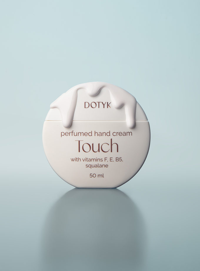 Парфумований крем для рук TOUCH з вітамінами F, E, B5 з ароматом бузку DOTYK (DTK_4820263290064-1)