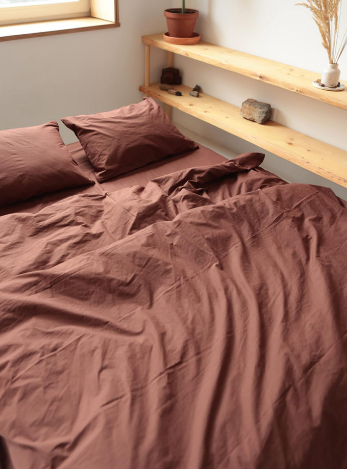 Комплект постільної білизни Варена бавовна chocolate №82 BEDCLOZZZES (BEDCLZ_15876-8)