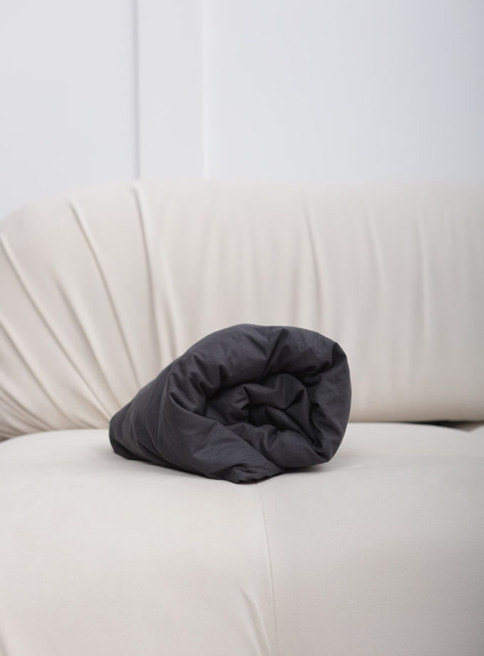 Простирадло на резинці ранфорс графітовий BEDCLOZZZES (BEDCLZ_03)