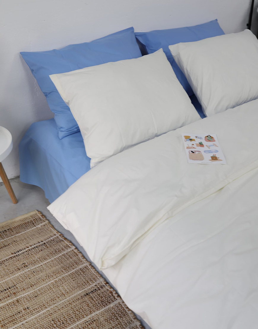 img_5489-pichi-scaled Комплект постільної білизни Ранфорс блакитний+молочний №61+2 BEDCLOZZZES (BEDCLZ_13825-1) - фото 2