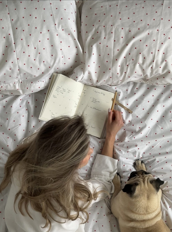 Комплект постільної білизни Ранфорс small red hearts BEDCLOZZZES (BEDCLZ_15690-3-1-1)