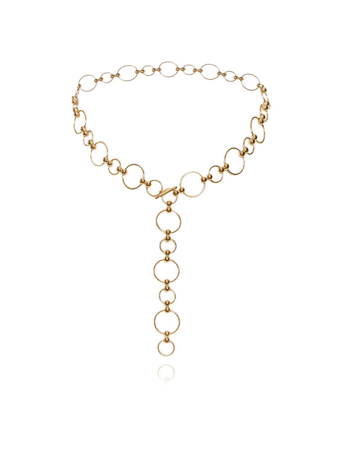 Кольє-трансформер Центро Гранде зі срібла в позолоті ORXATA.JEWELRY (ORX_nec_grande_gp)