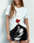 Футболка з серцем біла WILD HEARTS (WH_hrttshrt-wht073)